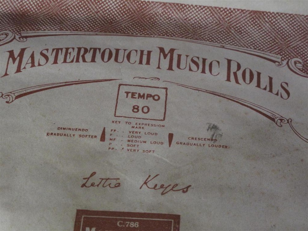 *Antique Player Piano Roll – Music Roll – “Dance of The Hours”- SALE! SALE! SALE