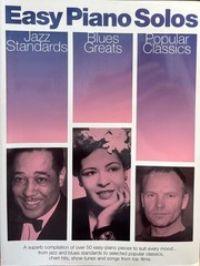 Easy Piano Solos 50 Piano Solos Sheet Music Book Jazz Blues Popular Classics New