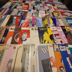 HUGE Lot 200+ Vintage Sheet Music Early 1900&rsquo;s & Up… Condition Varies SEE PICS