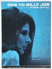 1967 BOBBIE GENTRY « ODE TO BILLIE JO » SHEET MUSIC – POP ROCK & ROLL ERA CLASSIC