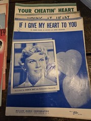 Lot of 12 Vintage Sheet Music 1950&rsquo;S Hank Williams,Doris Day,Tony Bennett + More