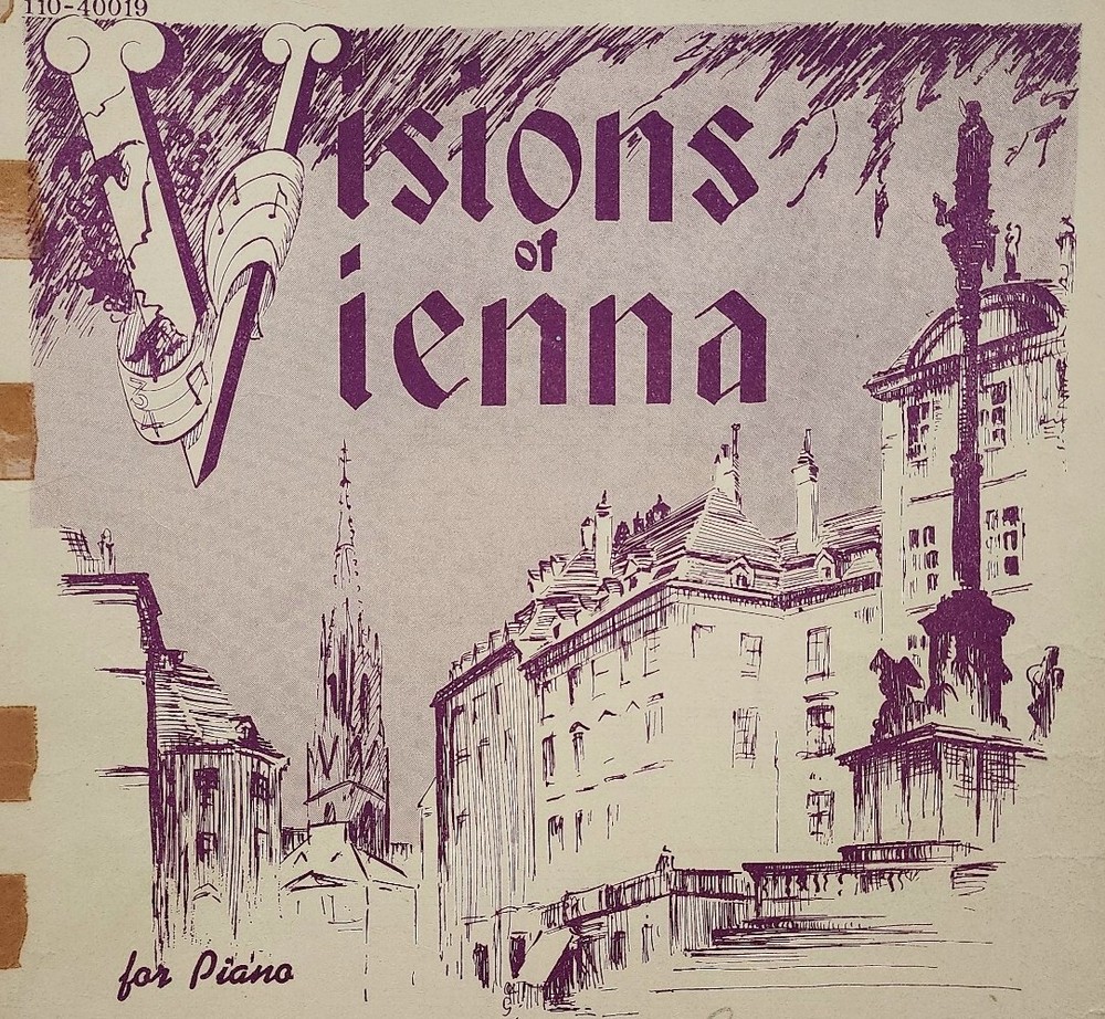 1949 Visions of Vienna Sheet Music Theodore Presser Amber Haley Powell
