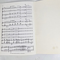 John Rutter Gloria Vocal Score SATB Brass Organ Oxford Music Book 1976 Vtg