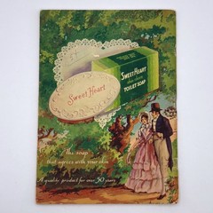Vtg 1940 Songs of Stephen Foster Songbook SweetHeart Soap Ad George Carlson