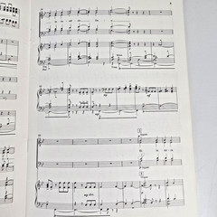 John Rutter Gloria Vocal Score SATB Brass Organ Oxford Music Book 1976 Vtg