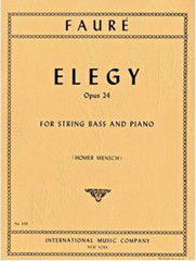 Elegy Opus 24 for String Bass and Piano by Fauré (IMC898) **Clearance**