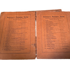 Antique 1918 Photoplay Motion Picture Sheet Music Silent Film Piano Violin lot