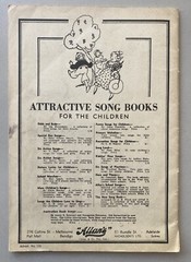 Rhythm Songs for Children Small, Words/Music by Nell Gregson, 1940 Songbook Rare
