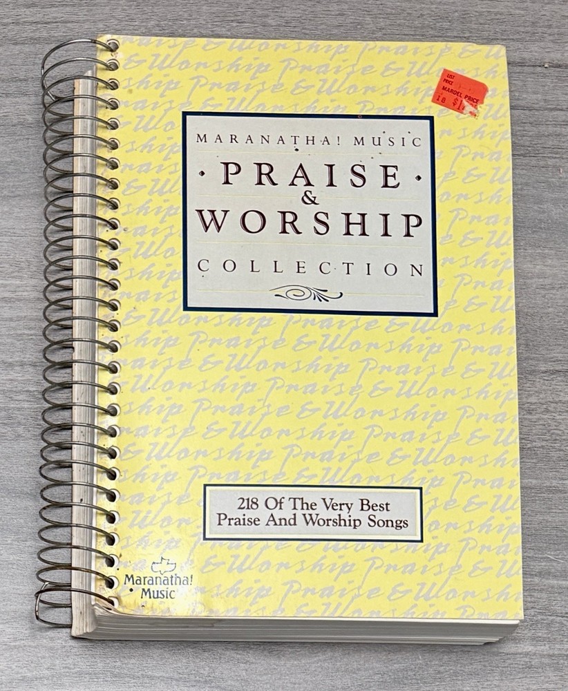 Maranatha! Music Praise & Worship Collection Spiral Song Book Church Hymnal 1987