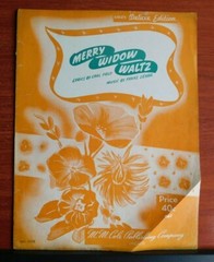 Merry Widow Waltz – 1935 sheet music – Carl Field / Franz Lehar