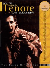 Arias for Tenor Vol 3 Cantolopera Vocal Piano Opera Sheet Music Book CD Pack