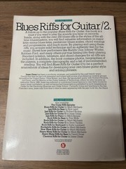 BLUES RIFFS FOR GUITAR – VOL 2 – JESSE GRESS – 128 PAGES – 1989. good used sh47