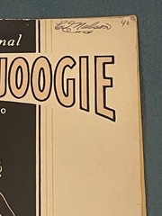 Original Boogie Woogie Piano Solo Sheet Music 1939 Clarence Pine-Top Smith NICE