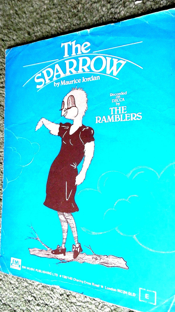 THE RAMBLERS: THE SPARROW (SHEET MUSIC)
