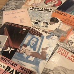 Broadway Sheet Music Others Antique Set Of 23 Song Show Tunes