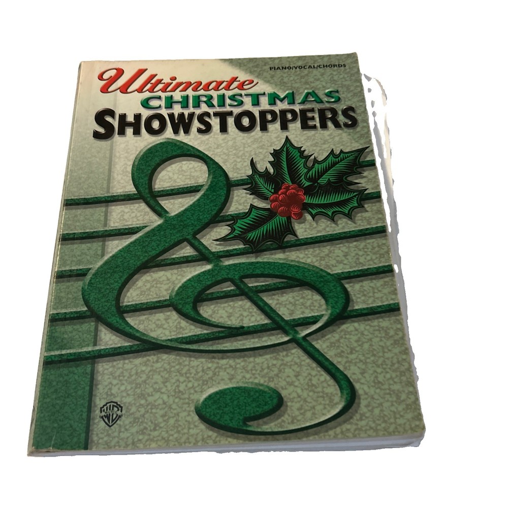 Ultimate Christmas Showstoppers Piano Vocal Guitar Chords Warner Bros 2002 Music