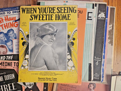 Lot of 35 Pieces of Vintage Sheet Music – Mix of Genres & Years