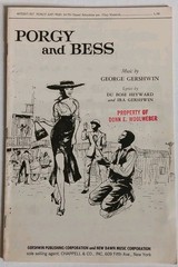 PORGY and BESS Music By George Gershwin Choral Selection Four Part Mixed Voices