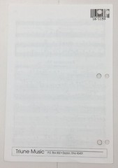 Remember Me SATB Chorus Piano Flute Sheet Music Craig Curry Triune Choral Lib