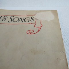 1929 VTG- Humorous Songs MUSIC BOOK~By John Wells~Boston Mass.