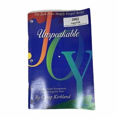 Unspeakable Jack Price Simply Gospel Series Camp Kirkland Sheet Music Book Prism