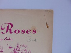 Blue Roses Piano Solo by Homer Tourjee 1939 Sheet Music Theodore Presser Co