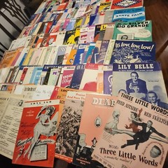 HUGE Lot 200+ Vintage Sheet Music Early 1900&rsquo;s & Up… Condition Varies SEE PICS