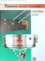 Yamaha Band Student Combined Percussion Book 1