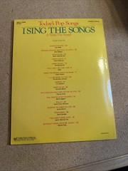 1970’s Pop Rock Compilation Songbook Today’s Pop Songs Piano Guitar Voice VG+