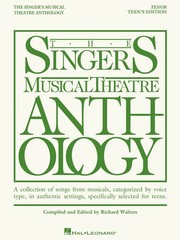 Singer&rsquo;s Musical Theatre Anthology Teen&rsquo;s Tenor Vocal Piano Songs Music Book