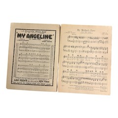 My Mother’s Eyes Sheet Music Lucky Boy George Jessel Leo Feist Gilbert Baer 1929