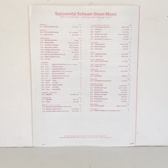 Vintage 1989 Gentle Blossom Piano Solo Sheet Music by Alfred Cahn
