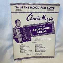 I&rsquo;m In The Mood For Love Simplified Accordion Sheet Music 1950 Robbins Music Cor