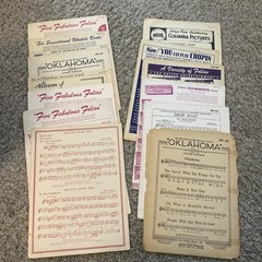 Vintage Sheet Music For Piano: MGM Pic.(7) Columbia Pic.(2) 20th Century-Fox (4)