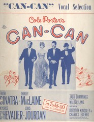 CAN-CAN SONG BOOK – Vocal Selections – 8 Songs – Frank Sinatra Shirley MacLaine