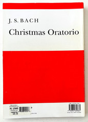 JS Bach Christmas Oratorio Vocal Score Music Book English & German Novello