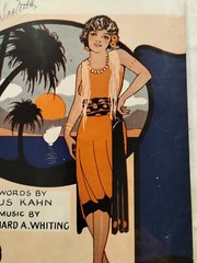 Ukulele Lady by Kahn & Whiting Hawaii Sunset Hibiscus Irving Berlin Sheet Music