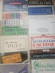 Lot of 36 Vintage Piano Organ Duet Music Books Collection