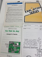 Lot 32 Vintage Choral Choir Church and School Variety Sheet Music Christmas SOLO