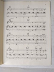 (Just Like) Starting Over John Lennon Yoko Ono Vintage Sheet Music (H5)