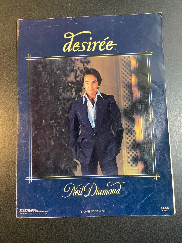 Desiree Neil Diamond Sheet Music 1977