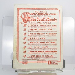 Yankee Doodle Dandy Vocal Sel. P/V/G M. Witmark 1942 Sheet Music Piano Guitar