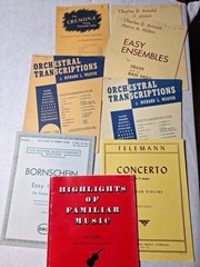 Lot w String Ensembles Orchestra Sheet Music Classics Concerto Booklets
