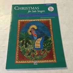 Christmas For Solos Singers Medium High Voice Alfred Sheet Music Book No CD