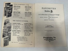 Singspiration Favorites Number 3 Gospel Song Book Sheet Music Voice Solo Choir