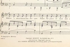 1924 Sheet Music One Alone Romantic Operetta from The Desert Song Antique Vtg