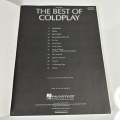 The Best of Coldplay easy piano Sheet Music 13 songs songbook