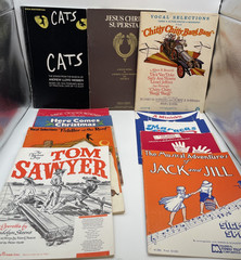 Lot of 16 Movie/Broadway Musical Vocal Selections Books Cats Chitty Bang Jesus