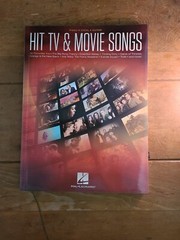 Hit TV & Movie Songs 30 Favorites Piano Vocal Guitar New Music Book (1013)