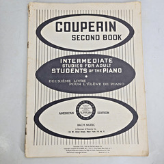 Couperin Second Book Intermediate Piano Studies Adult Students Bach Music Vtg